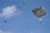 Airborne School students at Fort Benning, Ga., complete jump using Army's new T-11 parachute