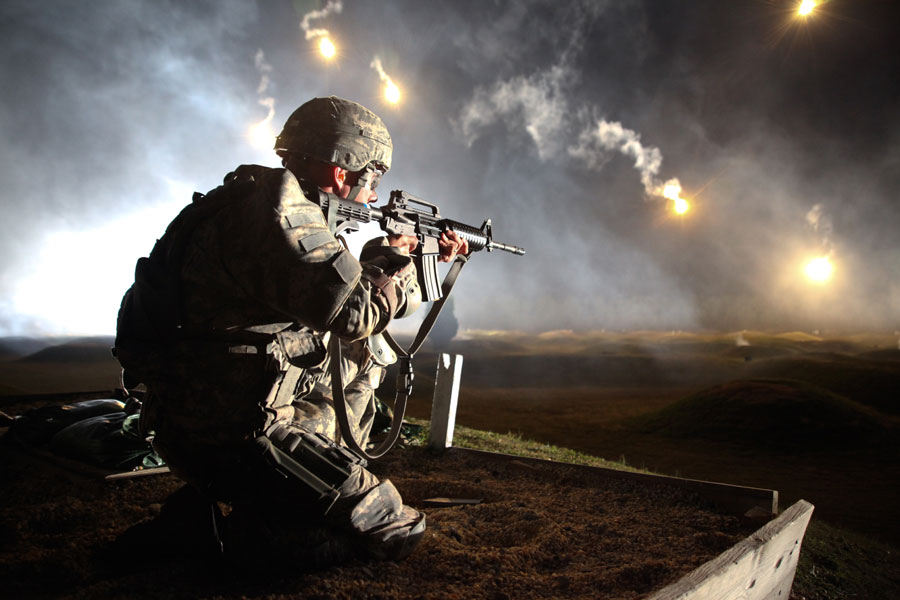 M-4 Range Qualification event during 10th annual Best Warrior Competition