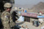 Specialist Jeremiah Holbrook provides security near Torkham Gate, Nangarhar province, Afghanistan