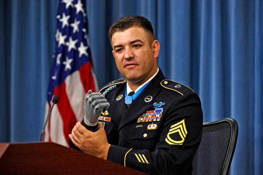 United States Army Sergeant First Class Leroy Petry describes in detail the combat action of May 26, 2008, near Paktya, Afghanistan