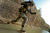 Sergeant First Class Robert Russell crosses the Tarnek River in Qalat City, Afghanistan