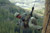 Corporal Jose Pacheco practices rappelling techniques during the basic-mobility portion of Mountain Exercise