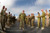 Specialist Lyle Yantz and several other service members participating in Operation Proper Exit