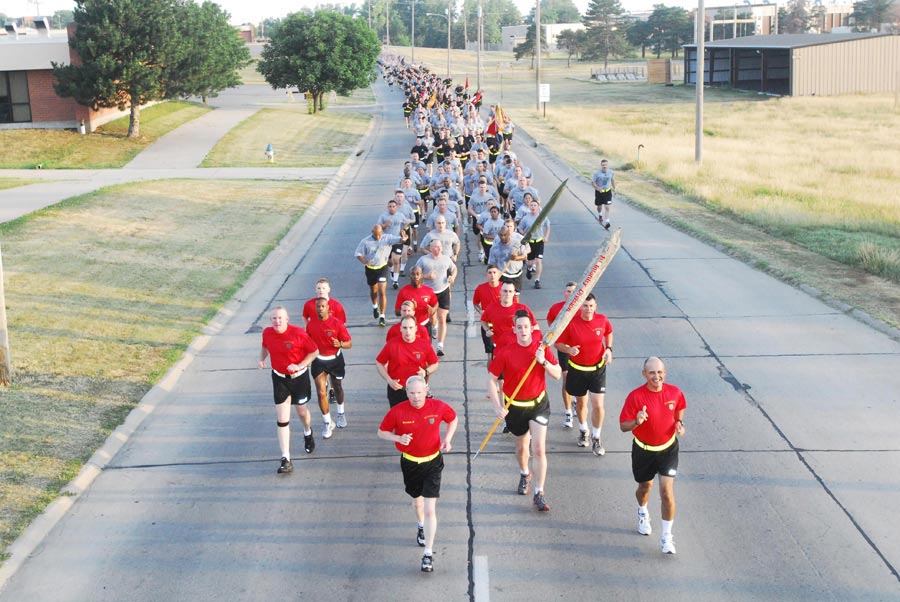 7,000 Soldiers assigned to 1st Infantry Division participated in Victory Run