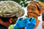 Soldier transforms 7-year-old Kayiah into camouflaged Army Ranger