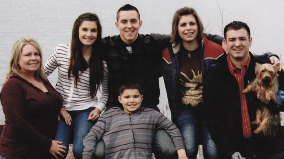 Sergeant First Class Petry and his entire family