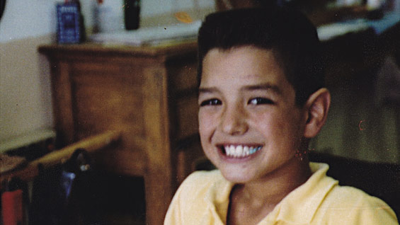 Sergeant First Class Petry as a child